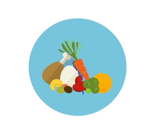 Variété d’aliments sains